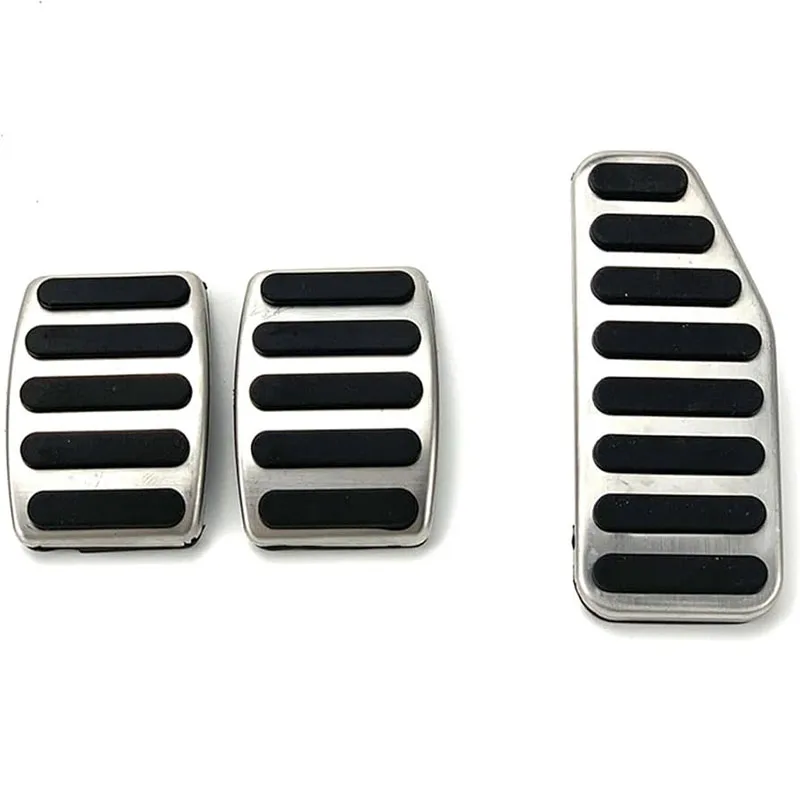 For Suzuki Swift 2004–2017 Stainless Steel Non-slip AT MT Pedals Brake Non-slip No Drilling Rest Accelerator Accessories.