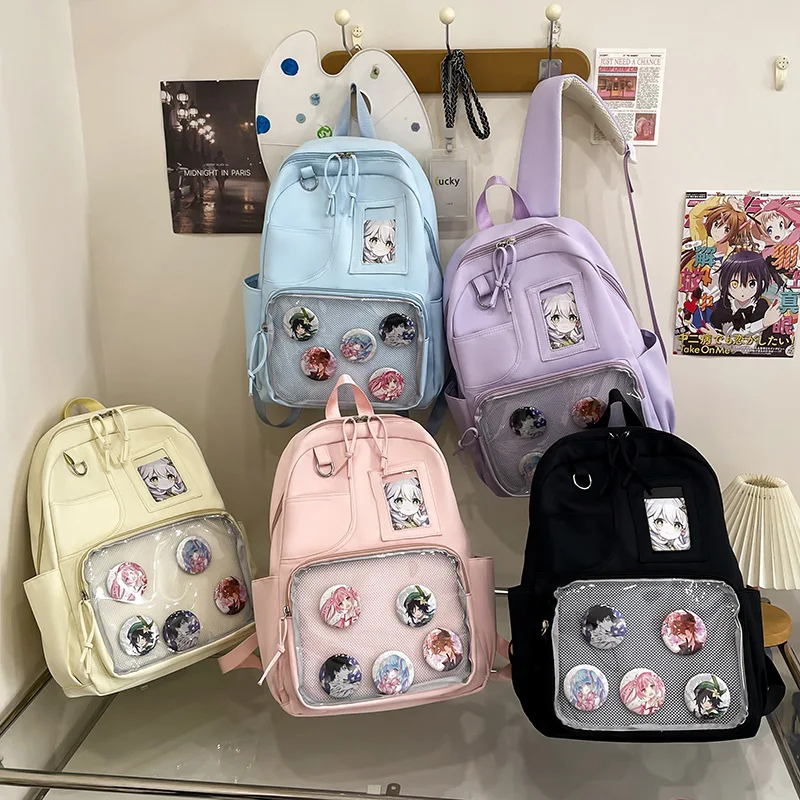 Japanese College Style Fashionable Backpack for Students Large Capacity Backpack for Women Highvalue Outdoor Backpack