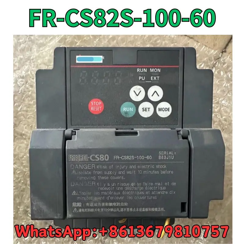 

second-hand Frequency converter FR-CS82S-100-60 test OK Fast Shipping