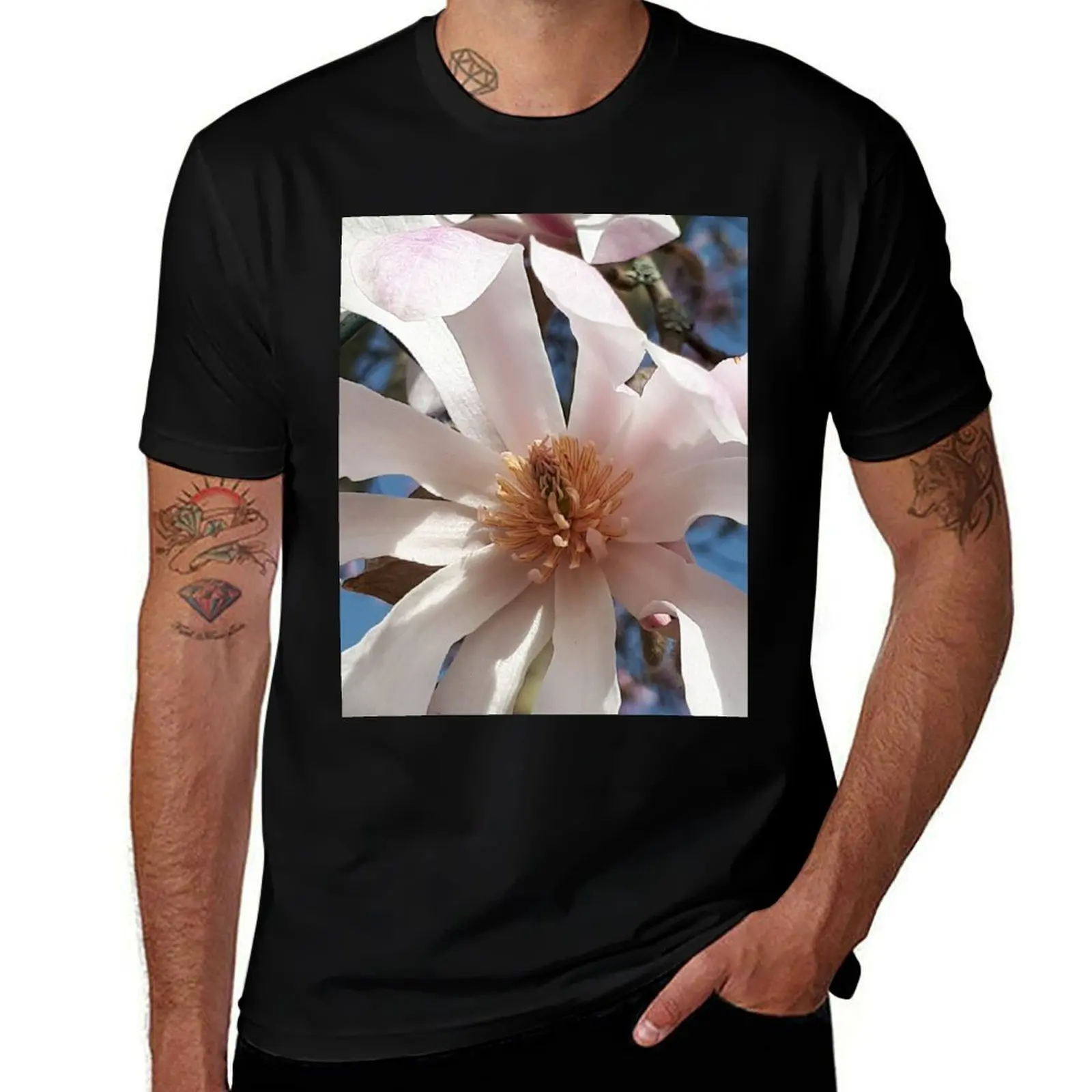 

Sweetness of Magnolia ... T-Shirt t shirt man luxury cotton t shirts man 100% man tshirt T-shirt