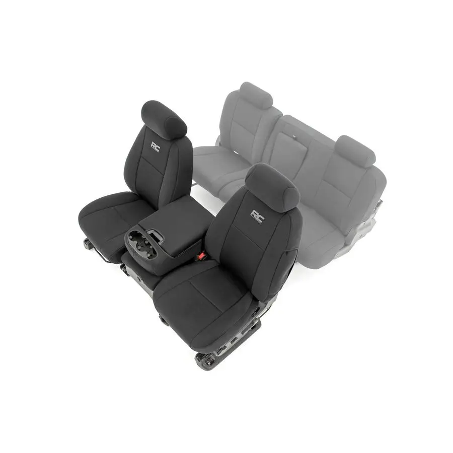 

Neoprene Front Seat Covers for Chevy Silverado amp GMC Sierra 1500 2500HD 20072013 Waterproof amp UV Resistant, Foam Padded, Fro