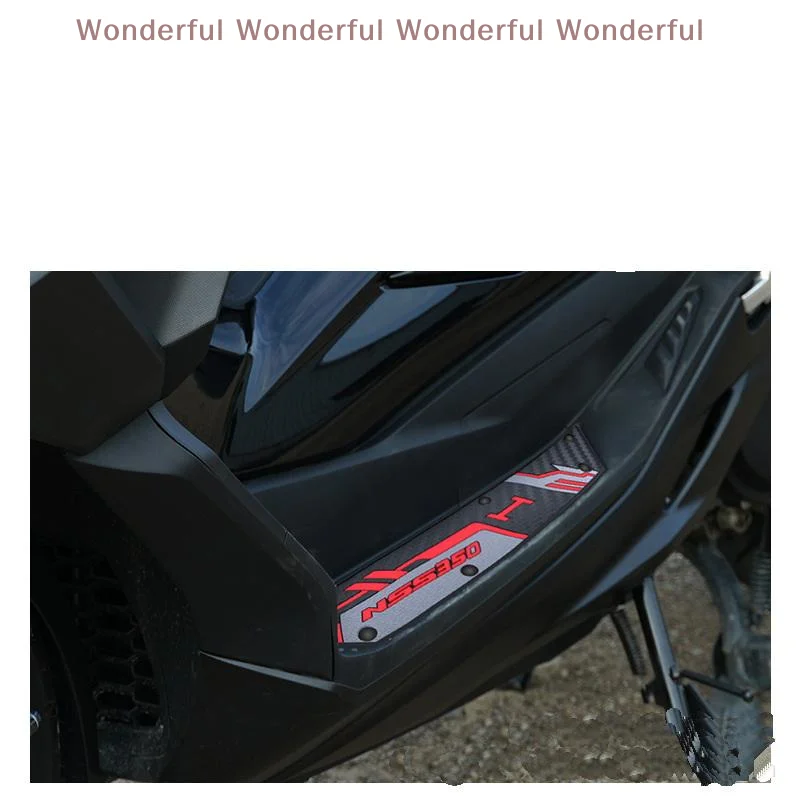 For NSS350 FORZA350 Motorcycle Foot Pads Anti-slip Dirt-resistant Rubber Foot Pedal Modification Accessories