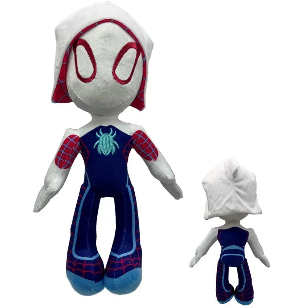子供のためのアベンジャーズぬいぐるみ,スパイダーマン,スパイダーバース,グウェン,ピーターパーカー,ノワール人形,柔らかいぬいぐるみ,ギフト,20〜32cm