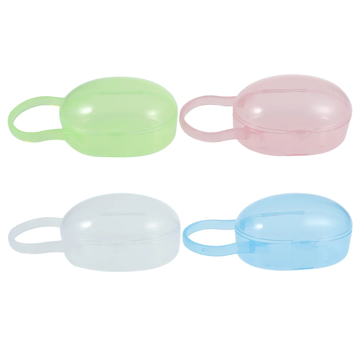 4pcs Portable Baby Infant Newborns Pacifier Case Holder Box for Storage Use Pacifier Holder Pacifier Holder Case