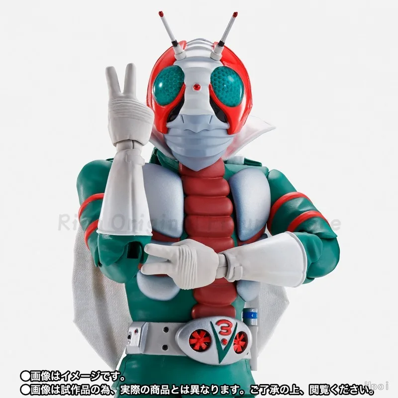 【متوفر】نموذج مجسم الرسوم المتحركة الأصلي BANDAI S.H.F MASKED RIDER V3 #5
