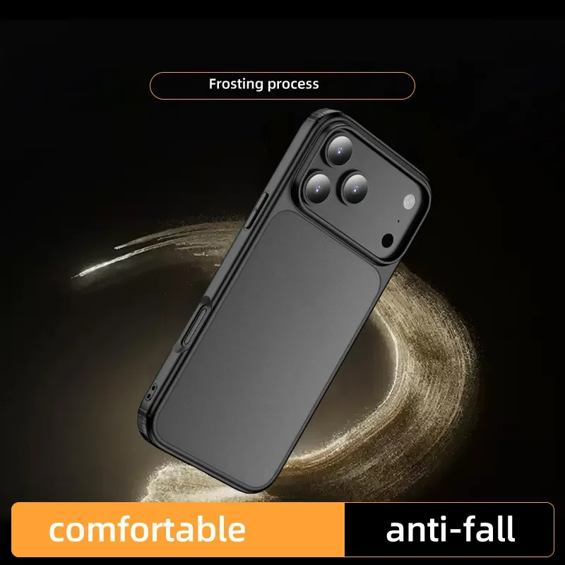 قسط المغناطيسي شحن متجمد للصدمات جراب هاتف آيفون 17 الهواء 16 15 14 زائد برو ماكس الجلد الشعور وعرة درع غطاء #4