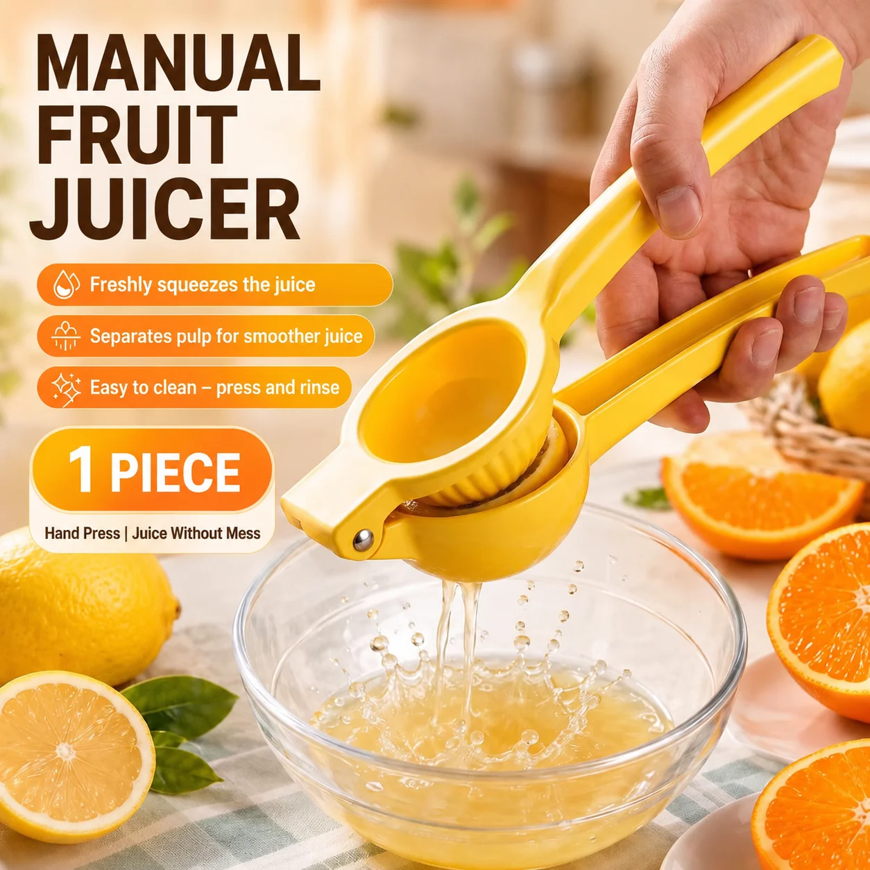 Lemon Squeezer Manual Juicer Citrus Lemon Squeezer Fruit Juicer Lime Press Metal Professional Hand Juicer Kitchen Tool