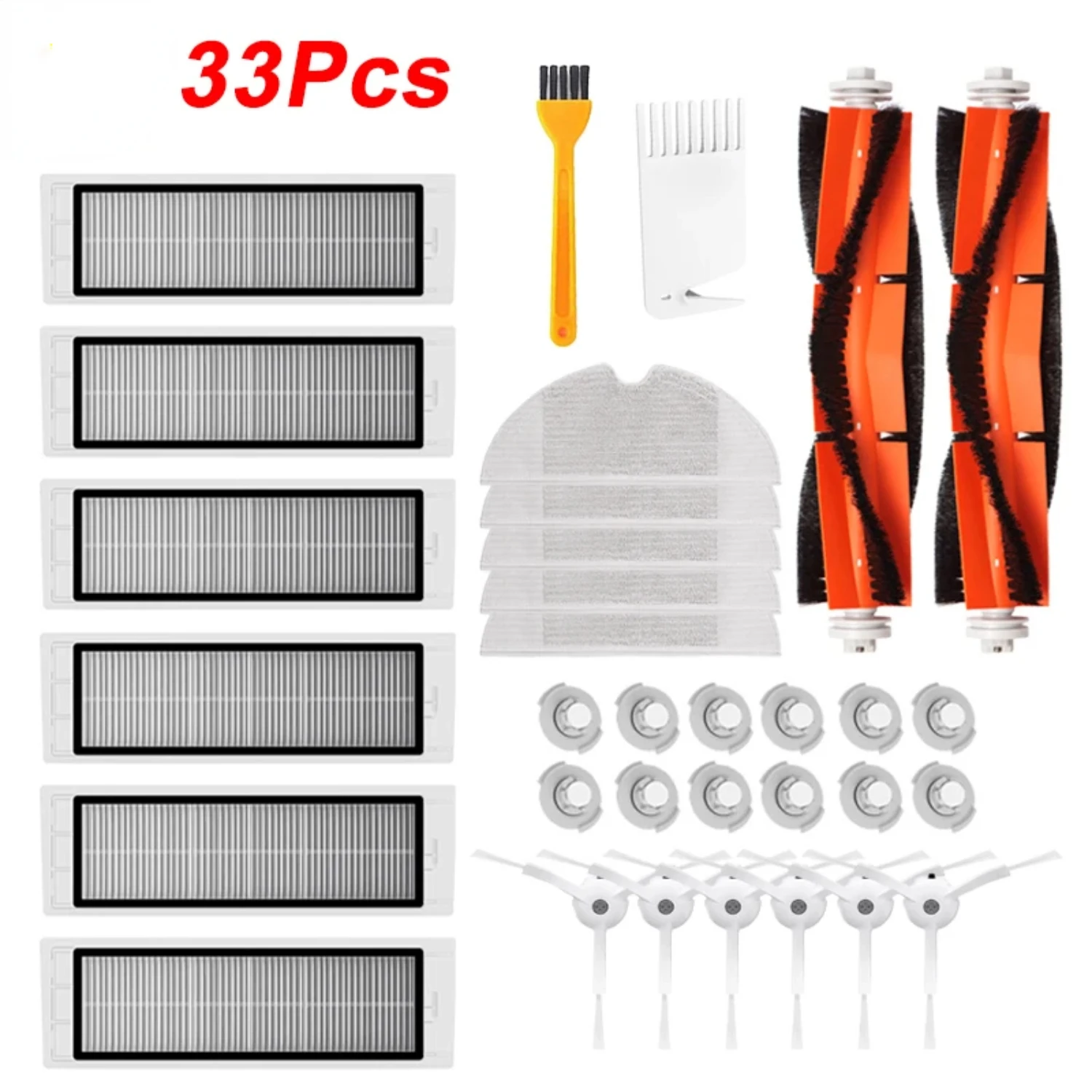 Multiple Combinations Vacuum Cleaner Parts Accessories Main Brush Side Brush HEPA Filter Mops   1S Rock S6 S5 S60 S5 S5