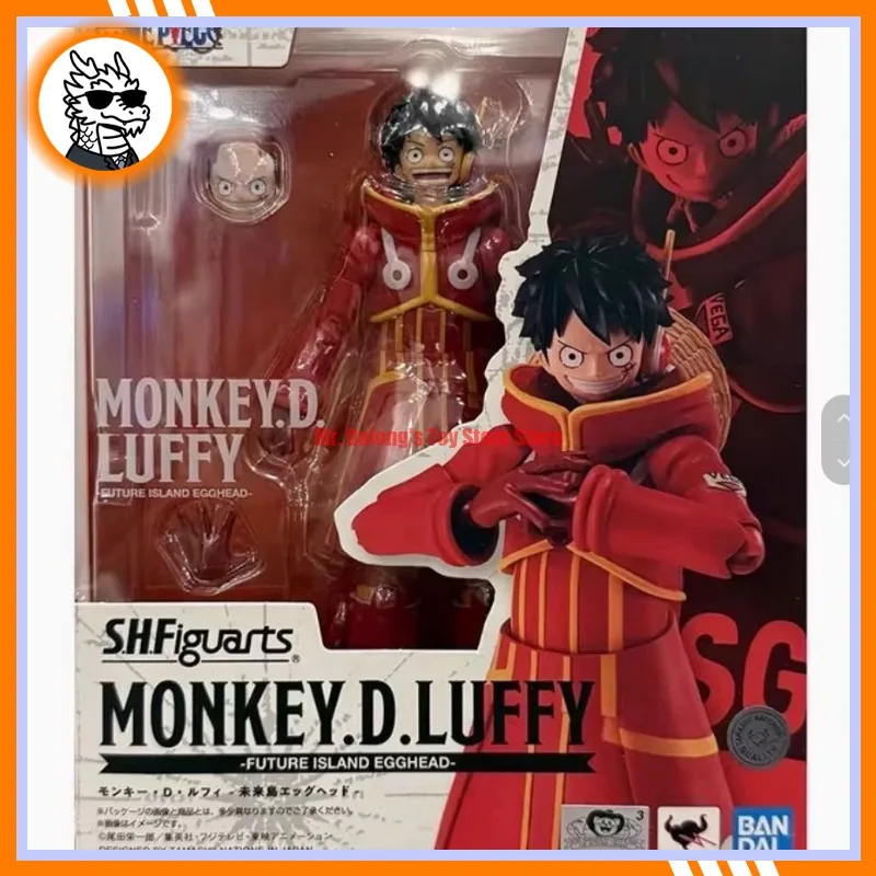 

В НАЛИЧИИ 100% Оригинальная коллекционная фигурка One Piece S.H. Figuarts Луффи Egghead, аниме-фигурка из ПВХ