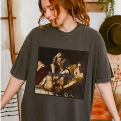 Girls Will Be Girls T-shirt Judith Beheading Holofernes Shirt Feminist Equal Rights Tee Burn The Patriarchy Halloween Witch Tops