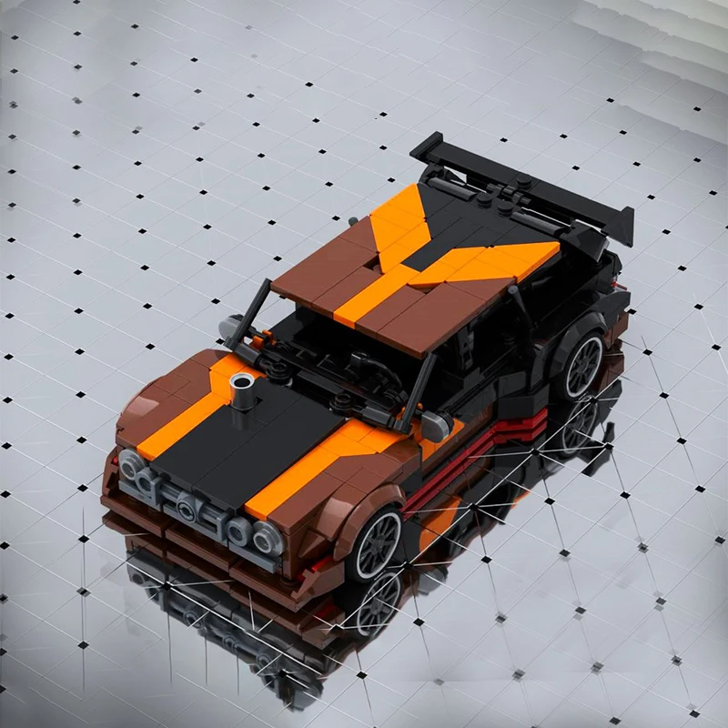 

494 шт. MOC Mercedess Benzs S123 гоночный спортивный автомобиль скорость чемпион гонщик строительные блоки кирпич креативные гаражные игрушки для мальчиков