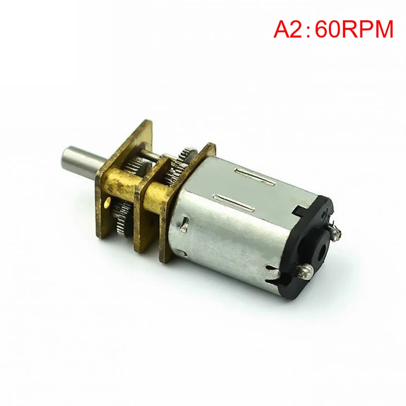 Mini N20 Tandwielmotor Dc 3V-12V Langzame Snelheid Volledig Metalen Versnellingsbak Versnellingsbak Elektrische Motor Groot Koppel Diy Speelgoed Robot - afbeelding 1