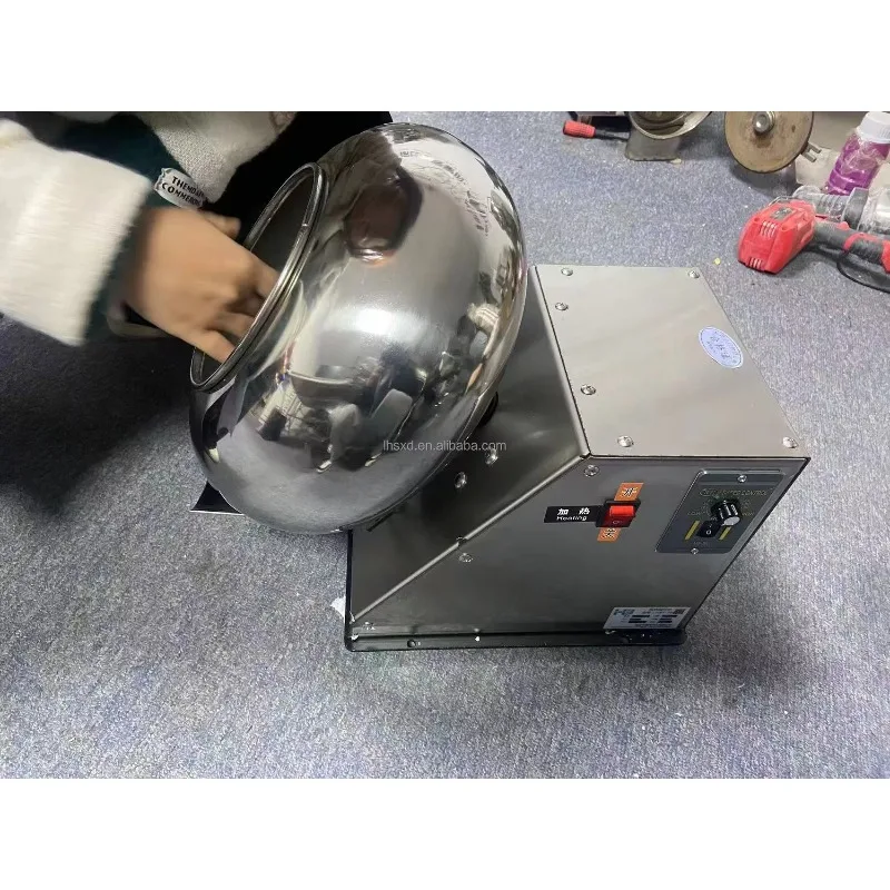 チョコレートとフルーツキャンディーのコーティング機、砂糖チョコレートピーナッツコーティング機、キャンディーチョコレート製造機