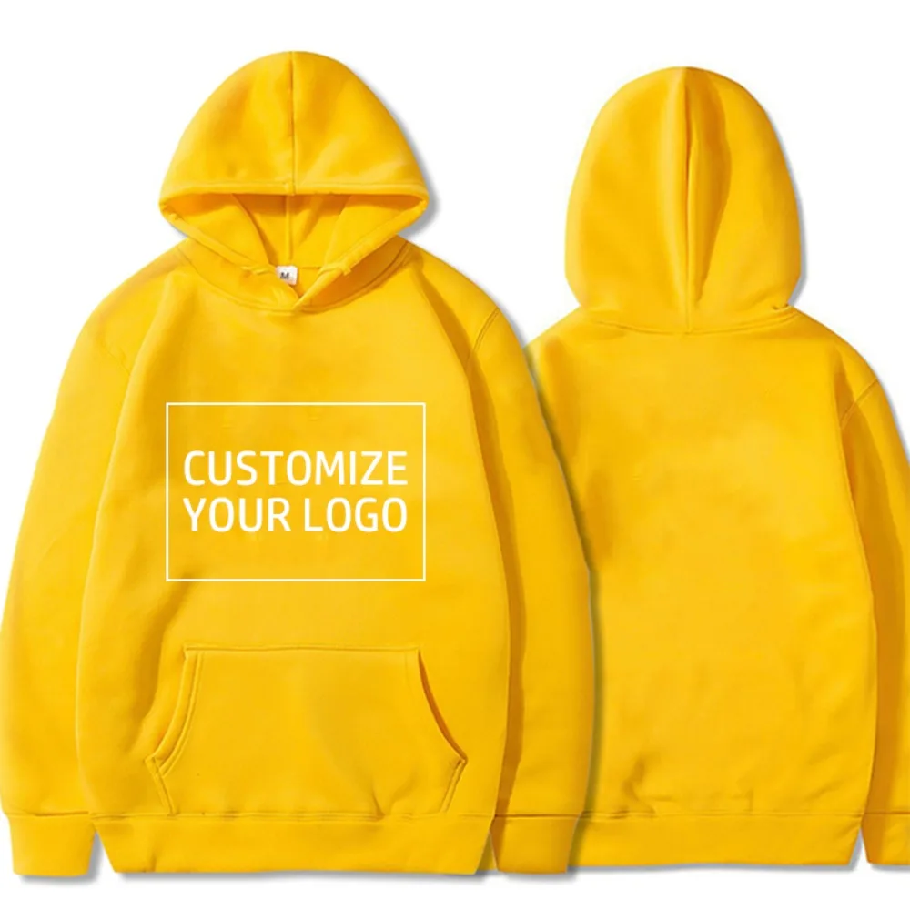 Customize Your Own Design Patterns for Free, Customize Spring and Autumn Long-sleeved Hoodies, Solid Color Women's Fashion Tops