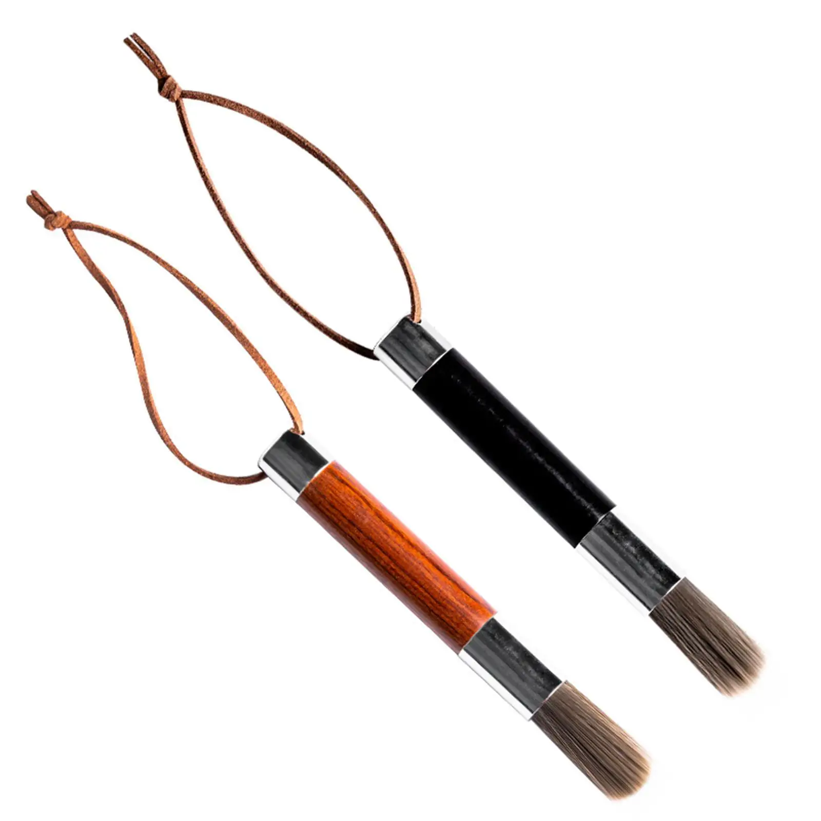 Cepillo de Espresso con mango de madera, cepillo de limpieza profesional para máquina de café, accesorios para Barista