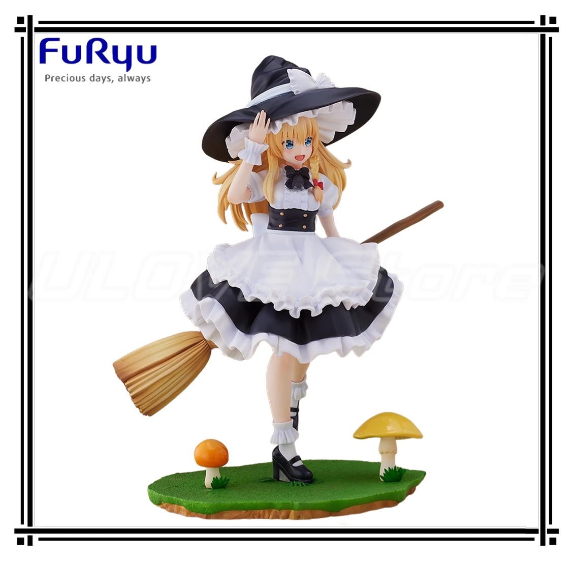 In Stock Original FuRyu TENITOL Oriental Project Kirisame Marisa Animation Figures Models Collection Gifts Toys