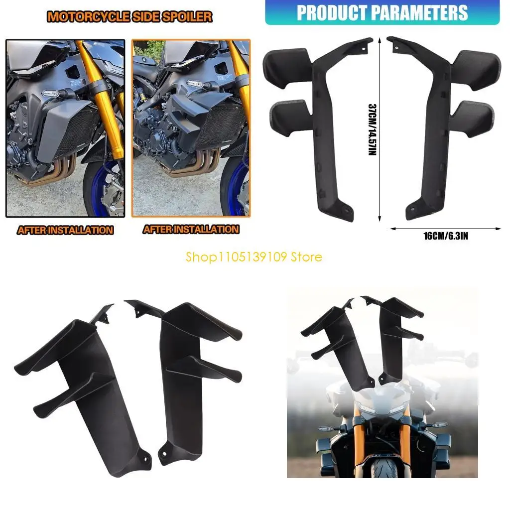 

P5ED Premium PETG Motorcycle Side Panels Spoiler Fairing Wing Specifically Designed For MT09 Series 2024-2025 Year Models