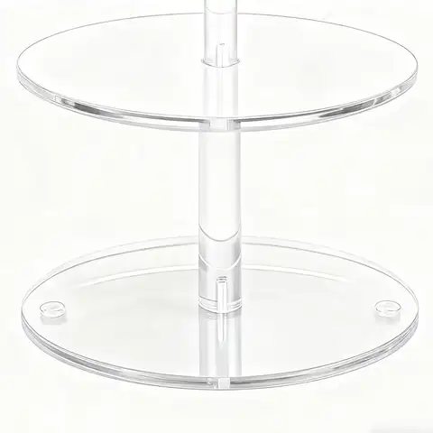 Donut Display Stand 4 Pieces Acrylic Non-Slip Dessert Table Bagels Tower Party Food Display For Birthday Wedding Baby Shower