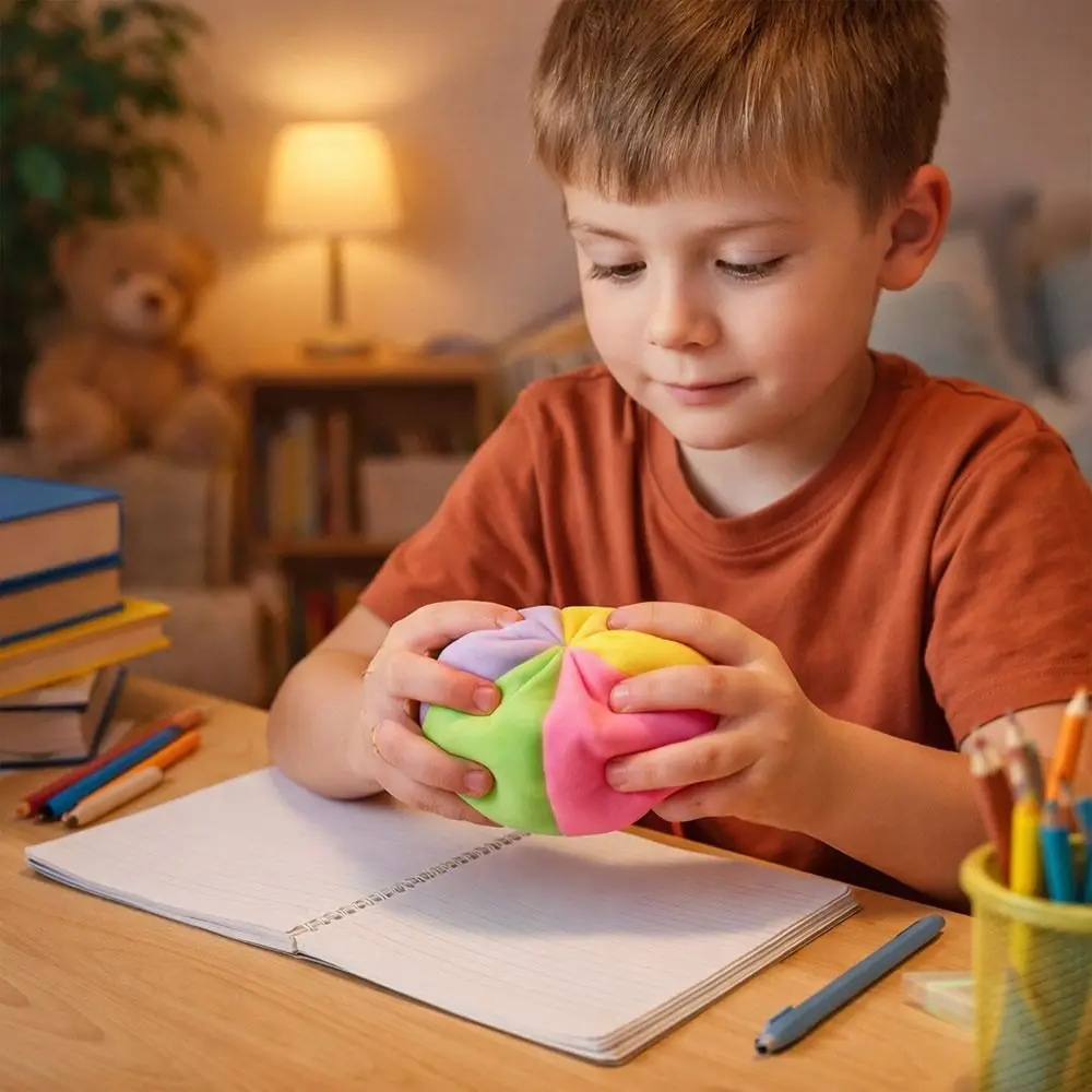 

Мягкая игрушка-антистресс «Радужные пельмени» с эффектом медленного восстановления формы, для снятия стресса