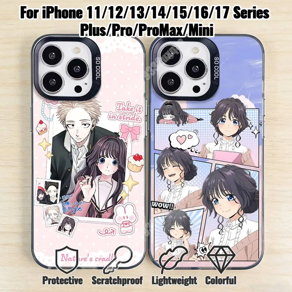 

W-Waguri Kaoruko-S Anime Phone Case for iPhone 17 16 15 Max Mini 14 13 Pro Plus 12 11 X XS Air IMD Cover