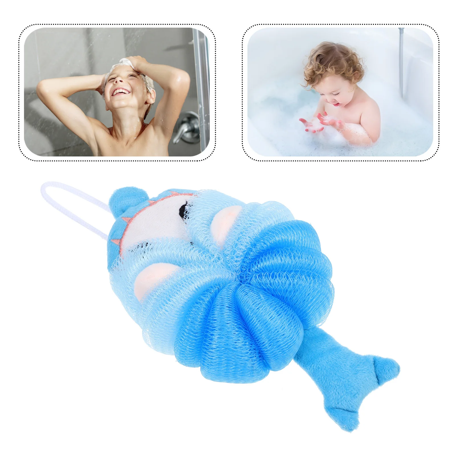 

Baby Bath Shower Balls Cartoon Animals Lovely Mesh Bath Flower Comfortable Kids Bubble Maker Shower Scrubber Bubble Makers