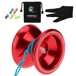 Magicyoyo-yoyo t5プロフェッショナルヨーヨーボール、オーバーロードアルミニウム、5弦、yoyoバッグ付きグローブ