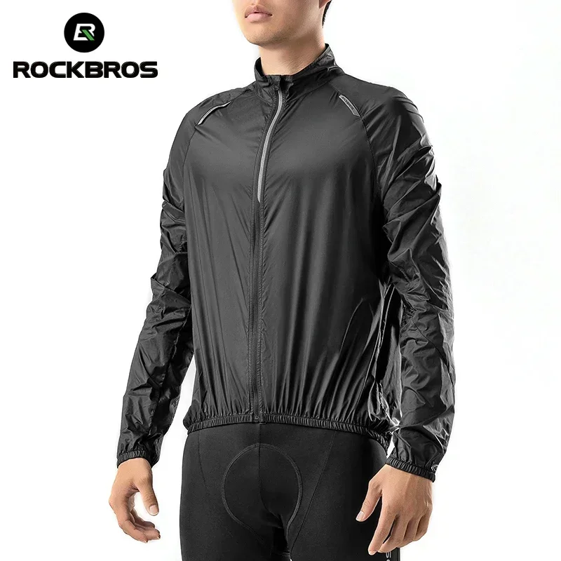 ROCKBROS Велосипедная куртка Одежда для кожи Сверхлегкая дышащая нейлоновая солнцезащитная спортивная одежда Впитывающая пот верхняя Мужчины Женщины Фото №6