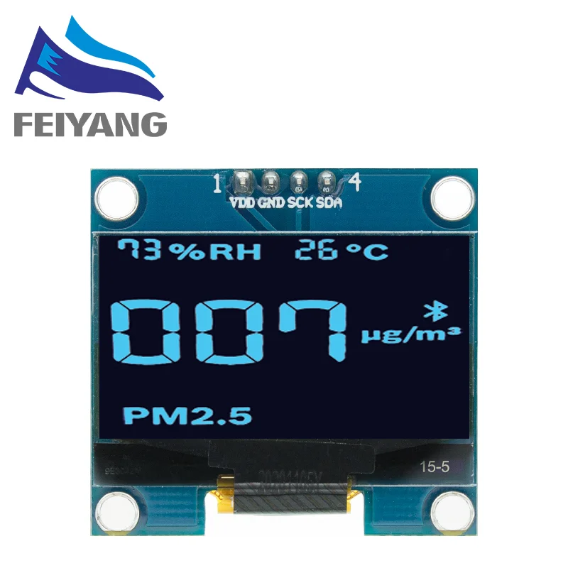 1.3 "Oled Module 1.3 Inch Display Module Wit/Blauw 128x64spi/Iic I2c Communiceren Kleur 1.3 Inch Oled Lcd Led Display Module
