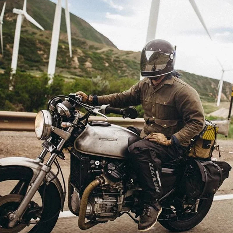 Sacoche de dégager à prova d'água para moto retro, sacoche lateral de vélo de course, sacos de grande capacidade