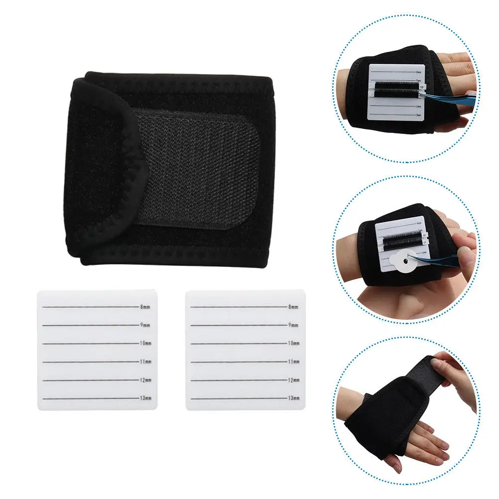 

2 шт. эргономичных держателя для наращивания ресниц с гибкой подставкой для запястья для эффективной работы с ресницами