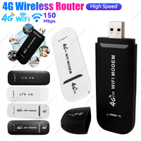 4G LTE Wireless USB Dongle Router 150Mbps High Speed Modem Stick 4G Sim Card Wireless Router Home Office Wireless WiFi Adapter