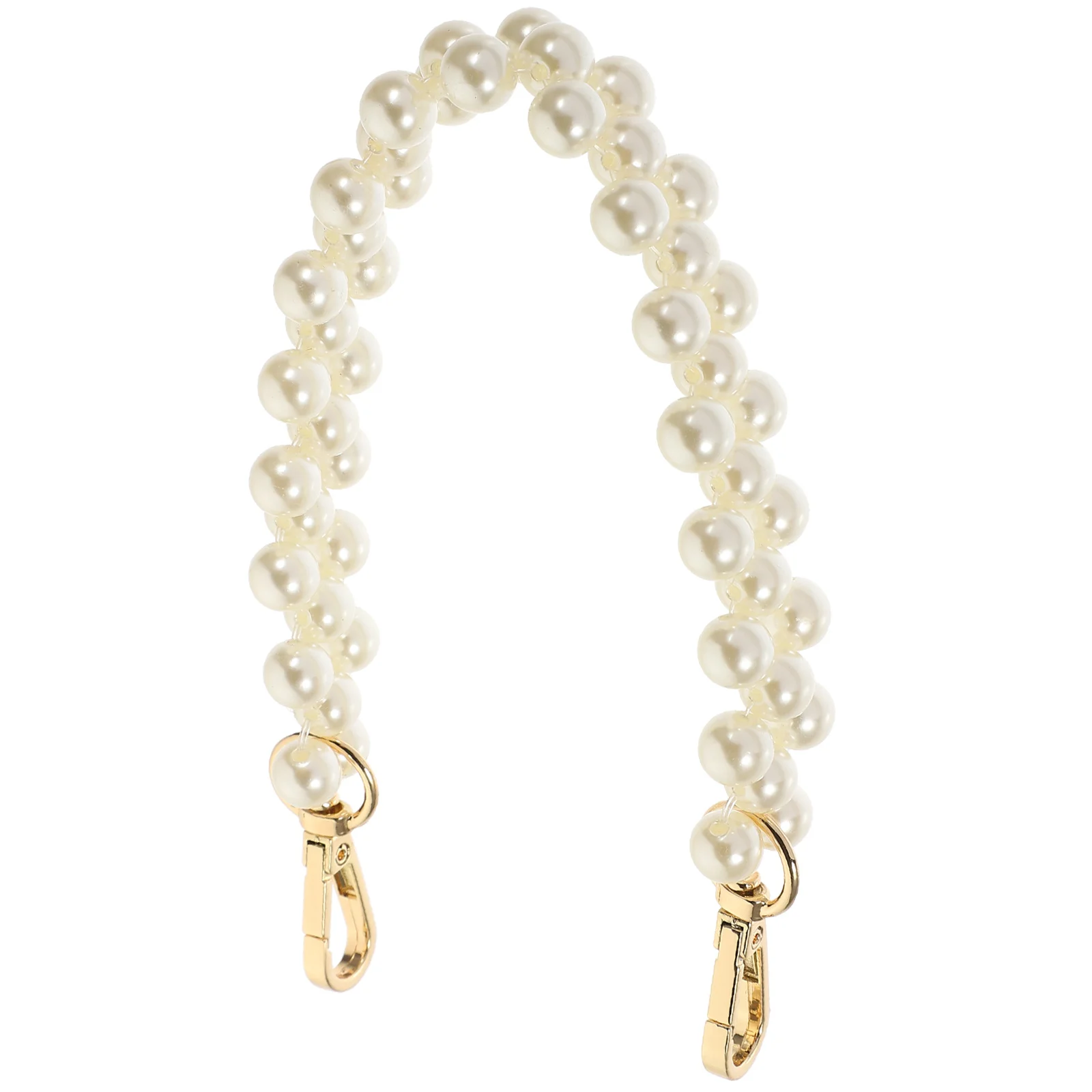 

Pearl Design Bag Chain Replacement Detachable Faux Pearl Strap for Handbag Purse DIY Decoration Fashionable Chain for Mini