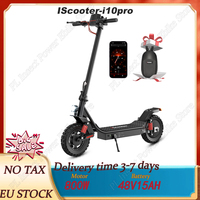 iscooter i10pro Electric Scooter 10 Inch Tire 800W 48V 15Ah Foldable E-Scooter Max speed 45km/h Range 60KM Kick Scooter With App