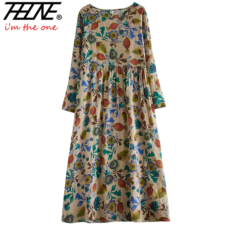 THHONE Summer Dress for Women 2024 Robe Vestidos Para Mujer Maxi Long Boho Bohemian Indian Korean Fashion Casual Dresses Clothes