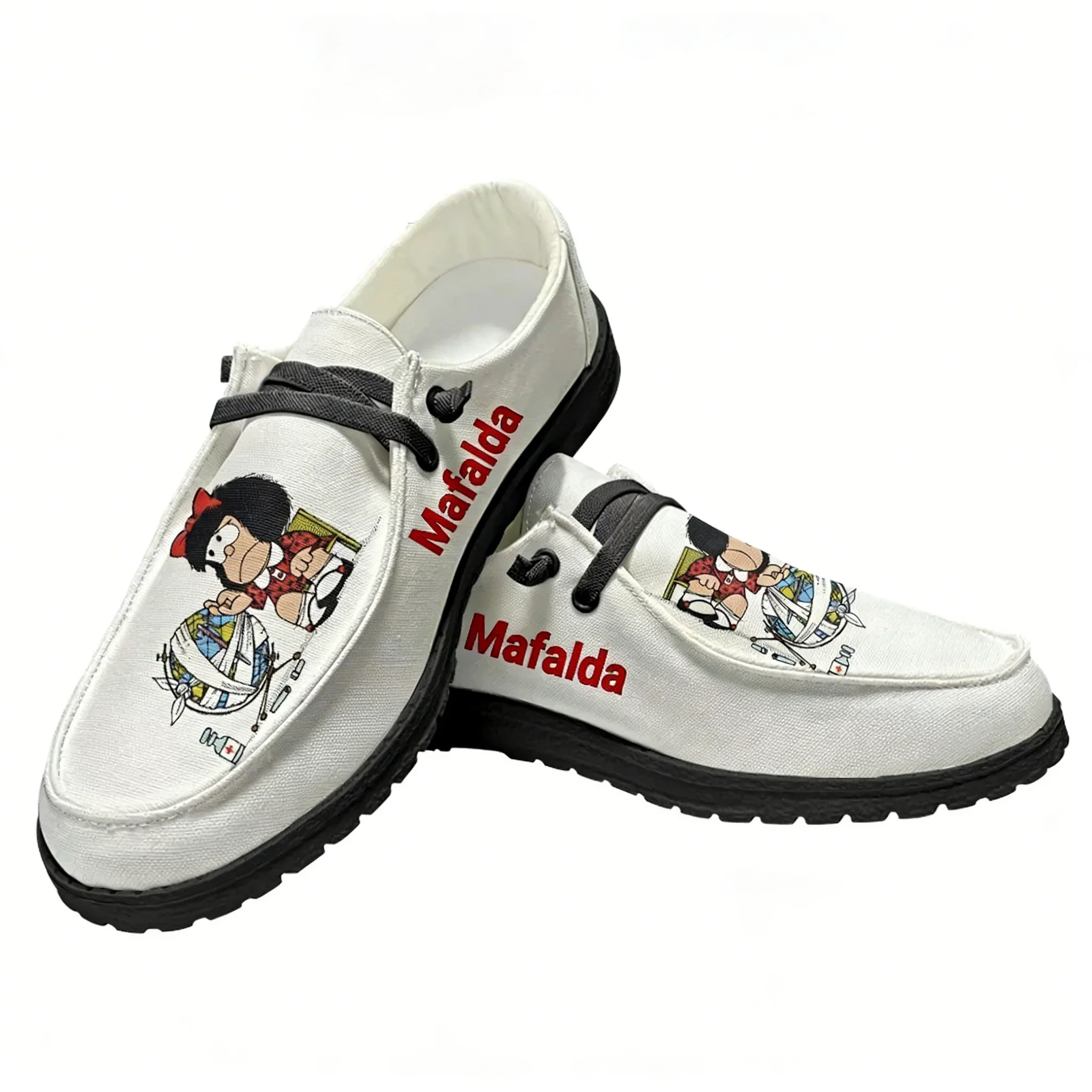 

Mafalda Casual Shoes Mens Womens Breathable Flat Footwear Casual Indoor Outdoor Lightweight Shoes Couple Customized Couple Shoes