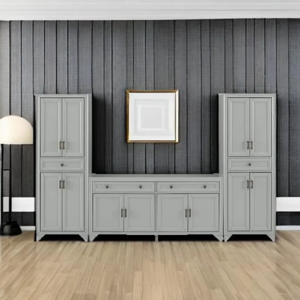 Tara 3 Piece Sideboard & Sideboard Set, Modern Farmhouse Design Complements Traditional Décor 15