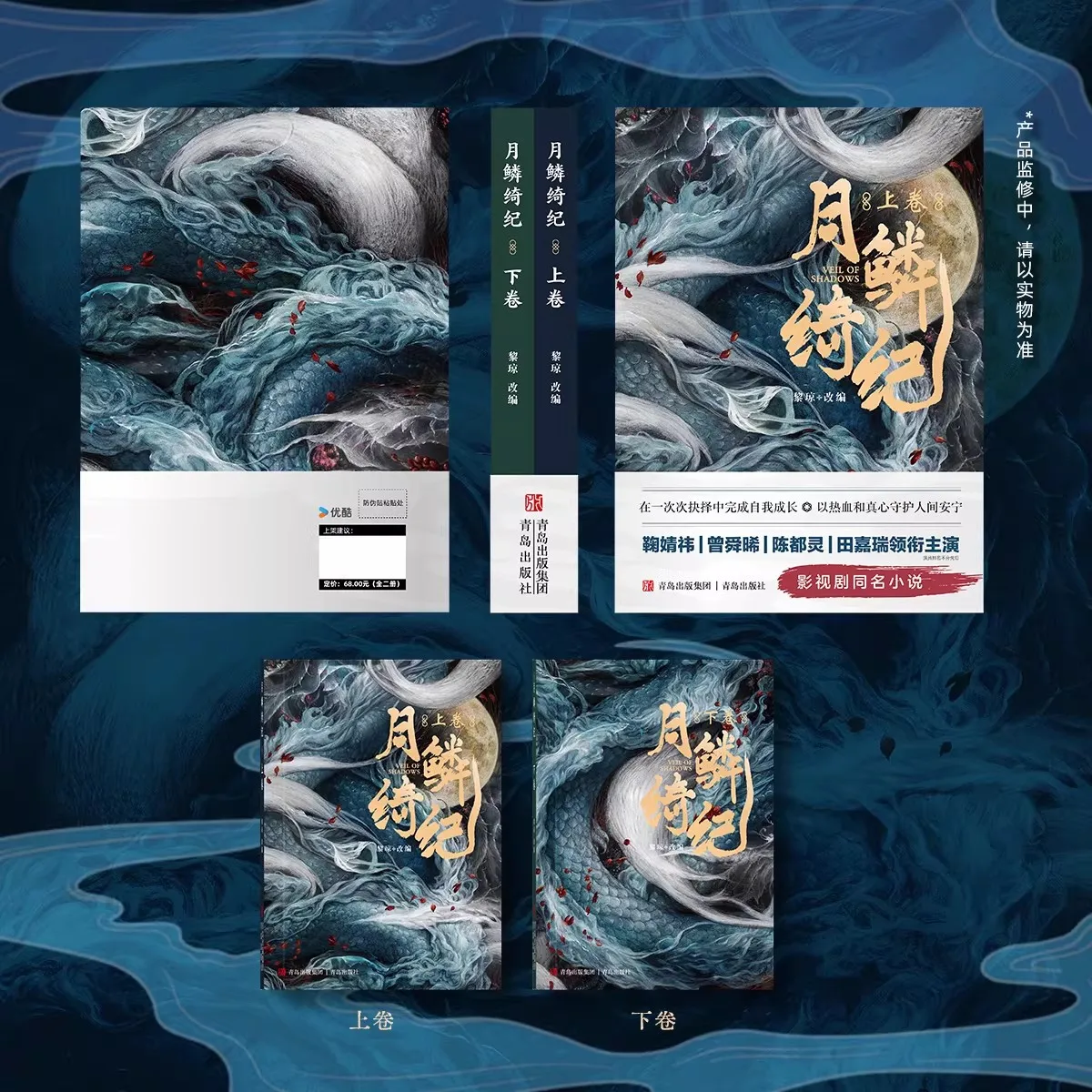 2 Books Veil of Shadows Original Novel Vol.1+2 Chinese Drama Starring Ju Jingyi & Joseph Zeng Xianxia Fantasy Fiction Books