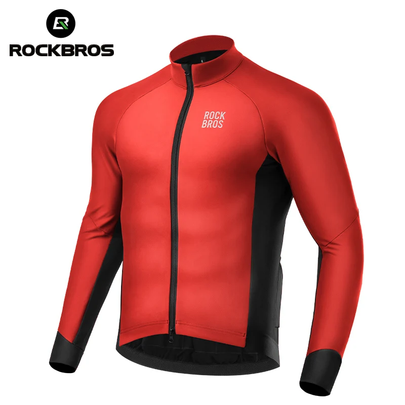 

ROCKBROS Winter Bicycle Jackets Men Women Thermal Fleece Sports Bike Windbreaker Windproof Warm MTB Road Cycling Coat Jackets