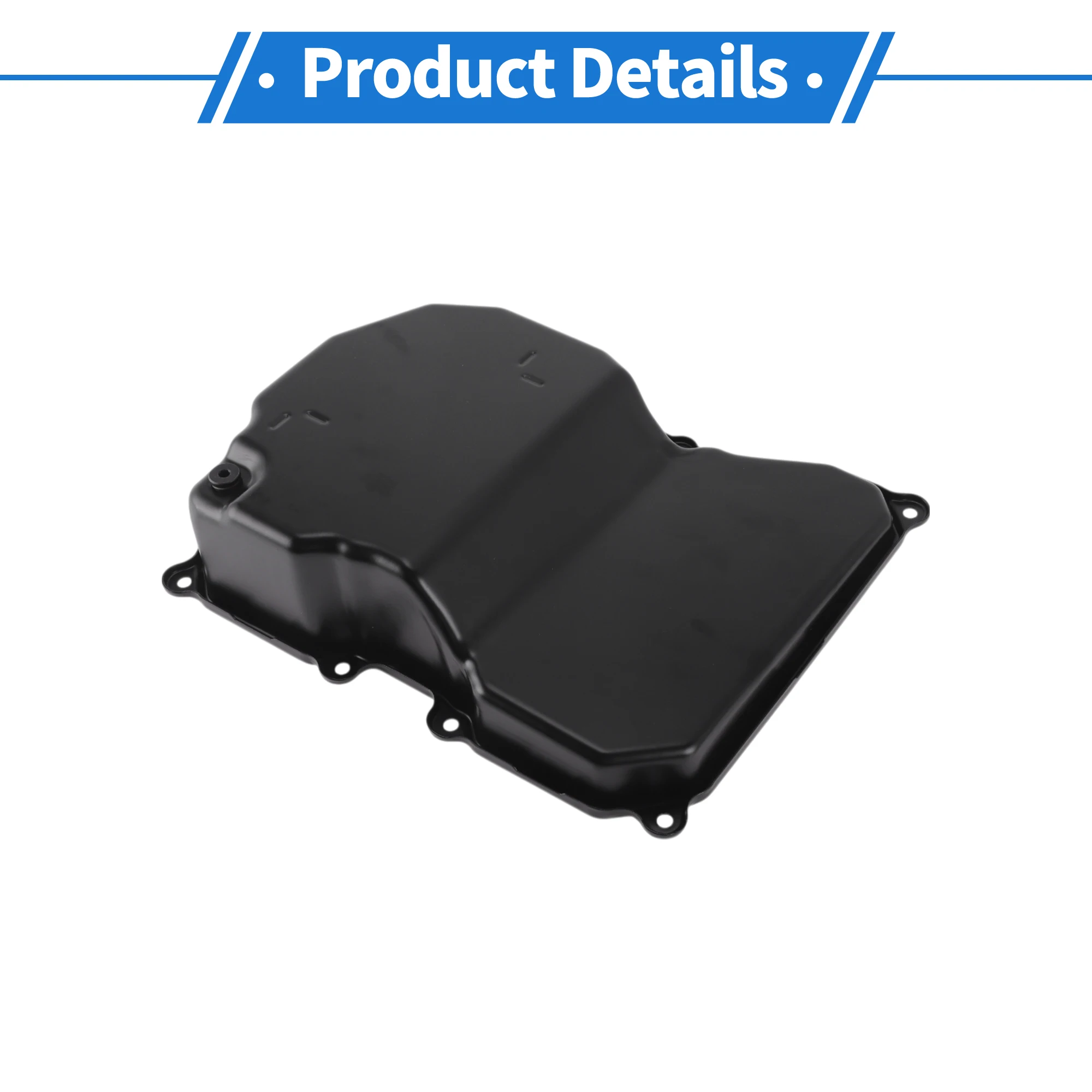 

UXCELL No.265840/09G321361 Масляный поддон двигателя Масляный поддон поддона трансмиссии для Volkswagen Passat Алюминиевый сплав Черный