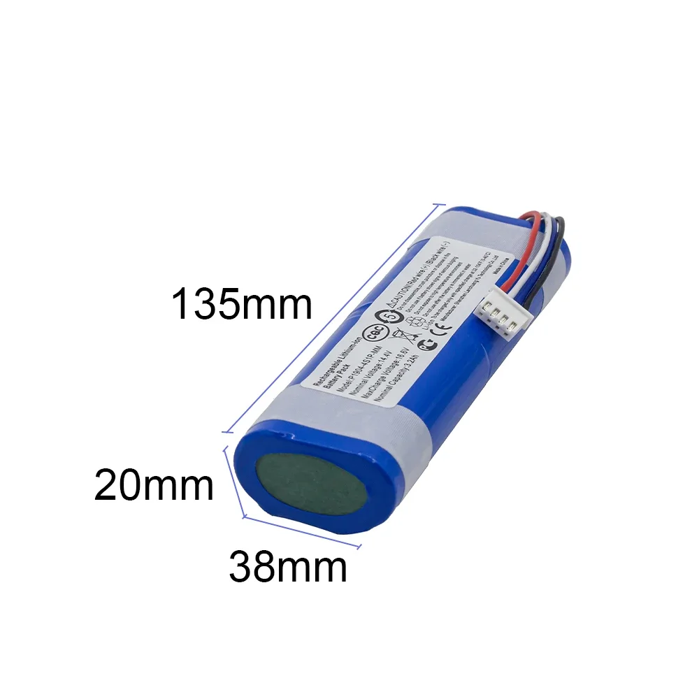 For Xiaomi 14.4V 2600mAh Battery P2051-4S1P-ZM For XIOMI Mijia Mi Sweeping Mopping Robot Vacuum Cleaner 2C Battery