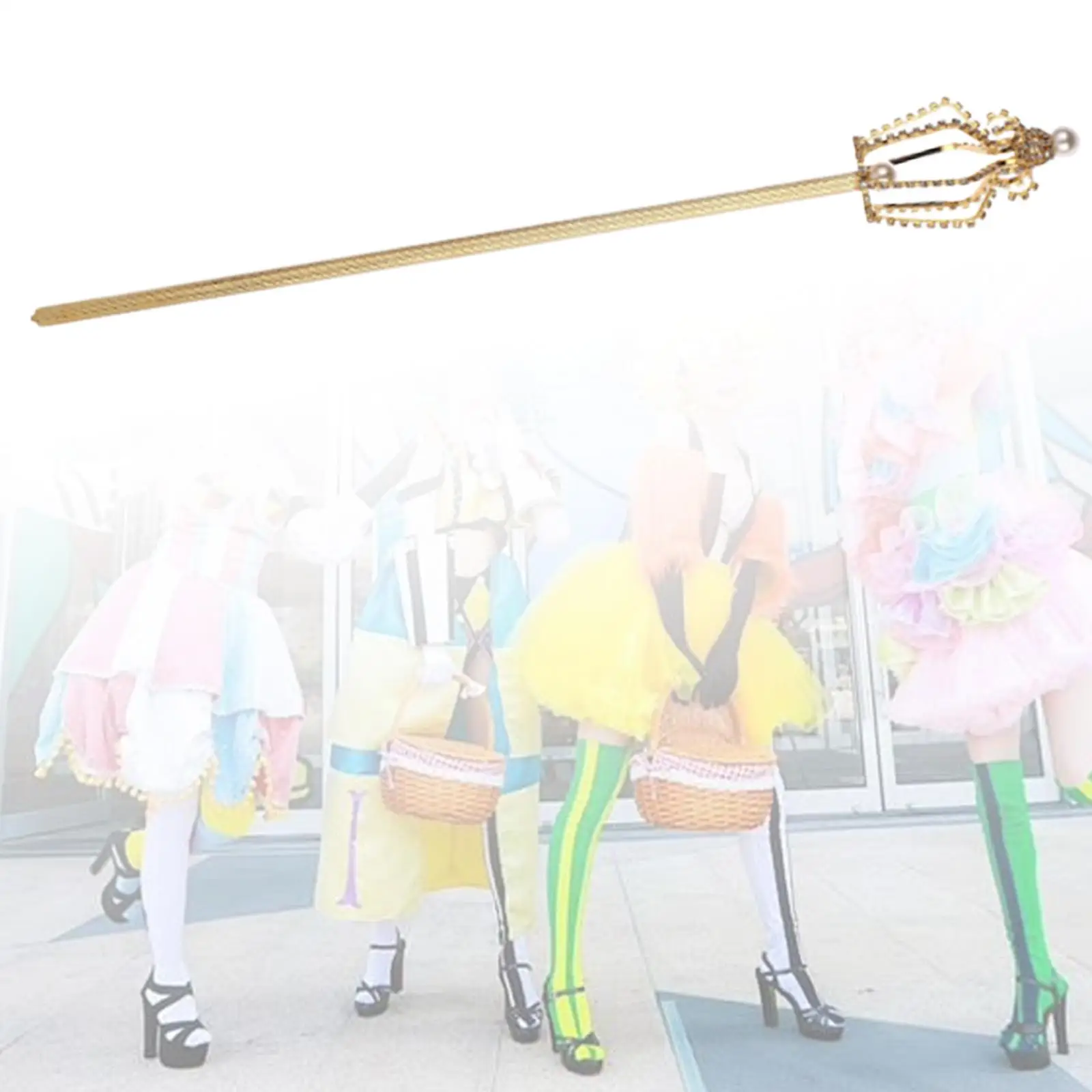 

Rhinestone Scepter Princess Queen Handheld Prop Costume Accessories for Wedding