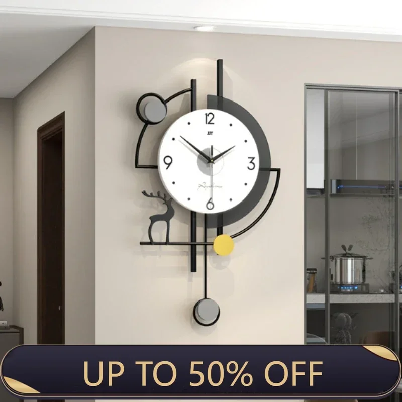 Modern Large Wall Clocks Silent Luxury Aesthetic Unique Clock Wall Art Elegant Stylish Clocks Living Room Watches Decoration