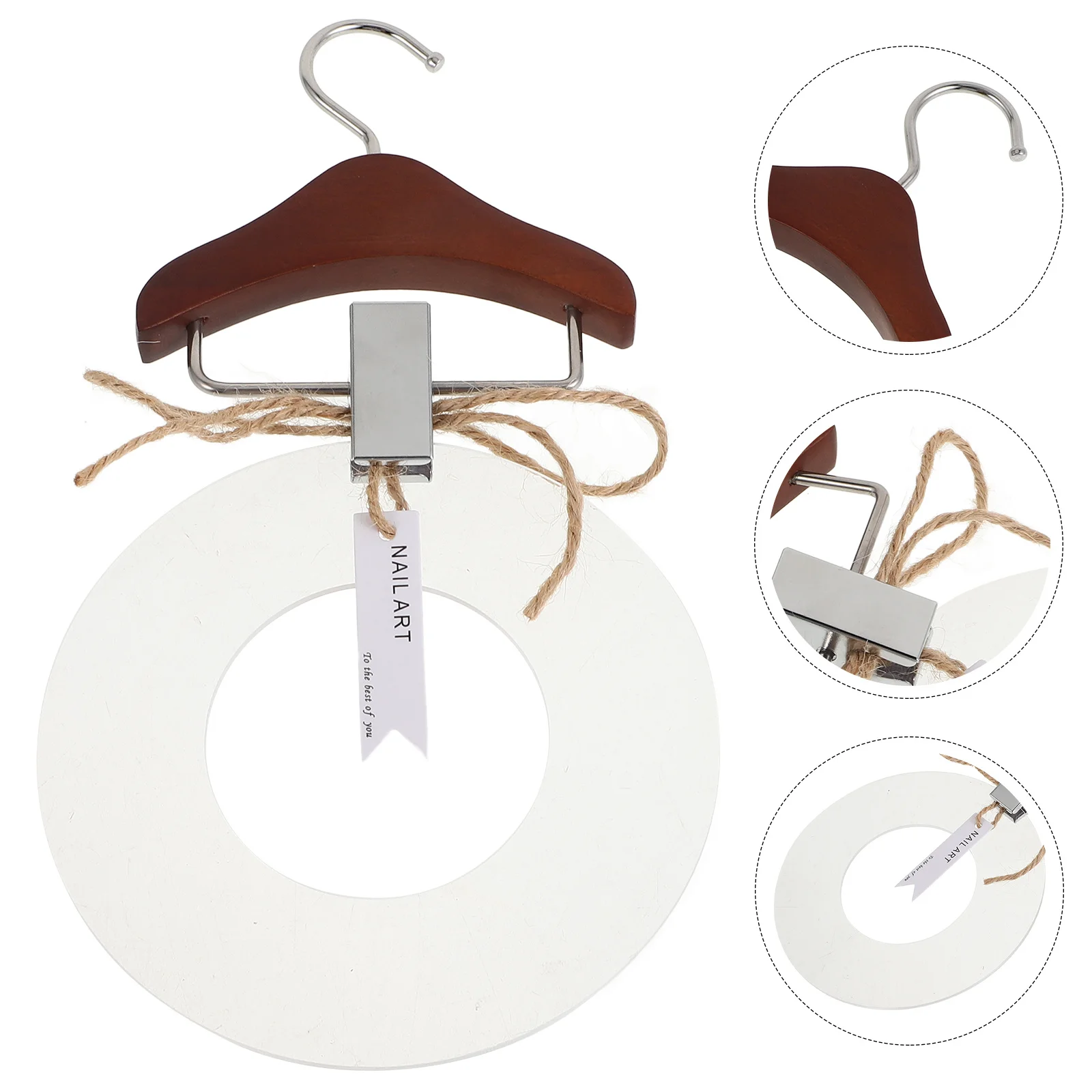 

1 комплект, доска для демонстрации цвета ногтей, круглая подставка для маникюра, легкий прочный органайзер для салона, доска-держатель для цвета ногтей