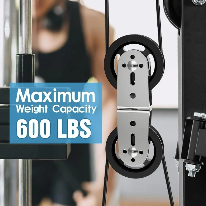 8 Shape Directional Aluminum Pulley Wheel Cable Machine Gym Equipment Small Fly Pulley LAT Pull Down High Pulley Fitness Part