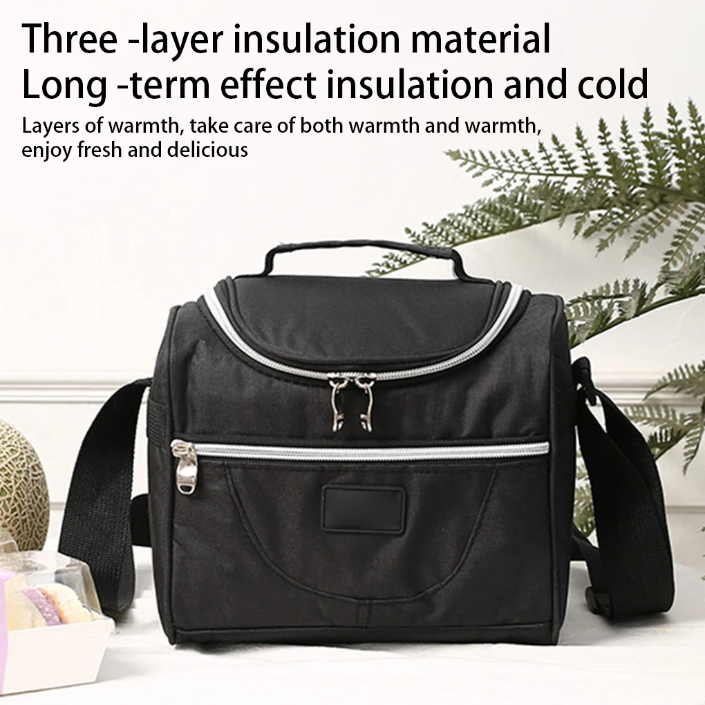 

Portable Lunch Box Bag Pearl Cotton Thermal Food Cooler Bags Insulation Picnic Bento Storage Container Tote Outdoor Travel