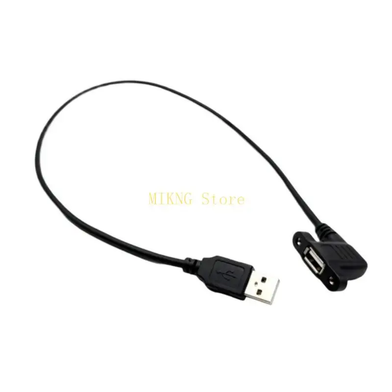 USB 2.0 Удлинительная кабельная линия мужского к женской панели винтовой панели Адаптер Адаптер Провод шнура лучшая продажа