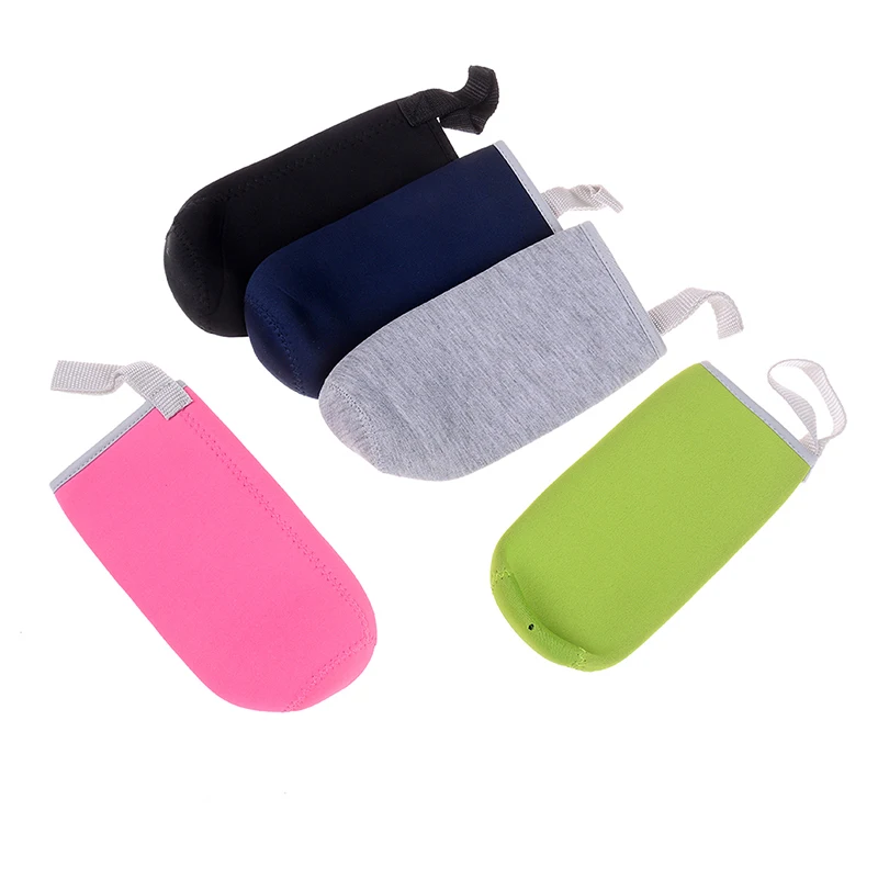 Funda aislante para botella de agua de neopreno con cuerda, bolsa para botellas de agua, funda, soporte, aislamiento de botella para 420ml/550ml