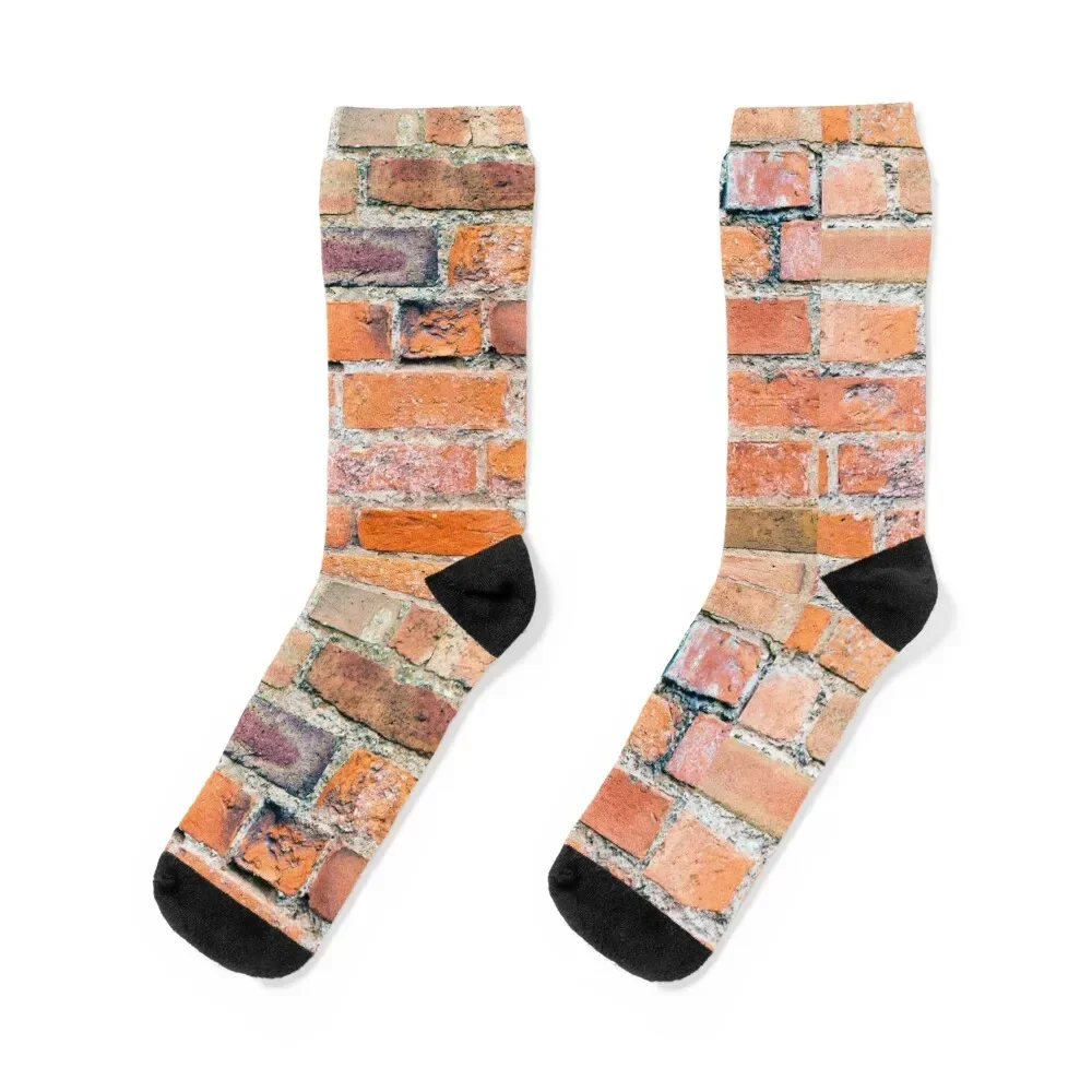 

Old Weathered Brick Wall Socks fashionable anti slip football Argentina Wholesale Socks Women Men's