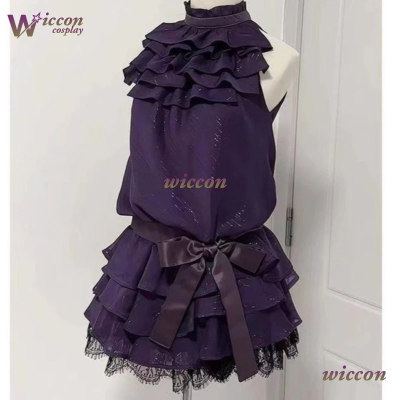 زي أنيمي نانا كوماتسو نانا نمط Ichinose تأثيري حلي الوردي خمر الزي الرجعية تنورة Bowknot الرسن الدانتيل العلوي المتدرج #4
