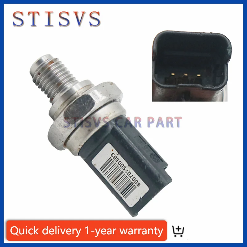 Fuel Rail Pressure Sensor 5WS40208 For Dacia Duster Nissan Note Renault Kangoo 8200579287 8200815617 8C3Z-9G756 A2C20005031-04